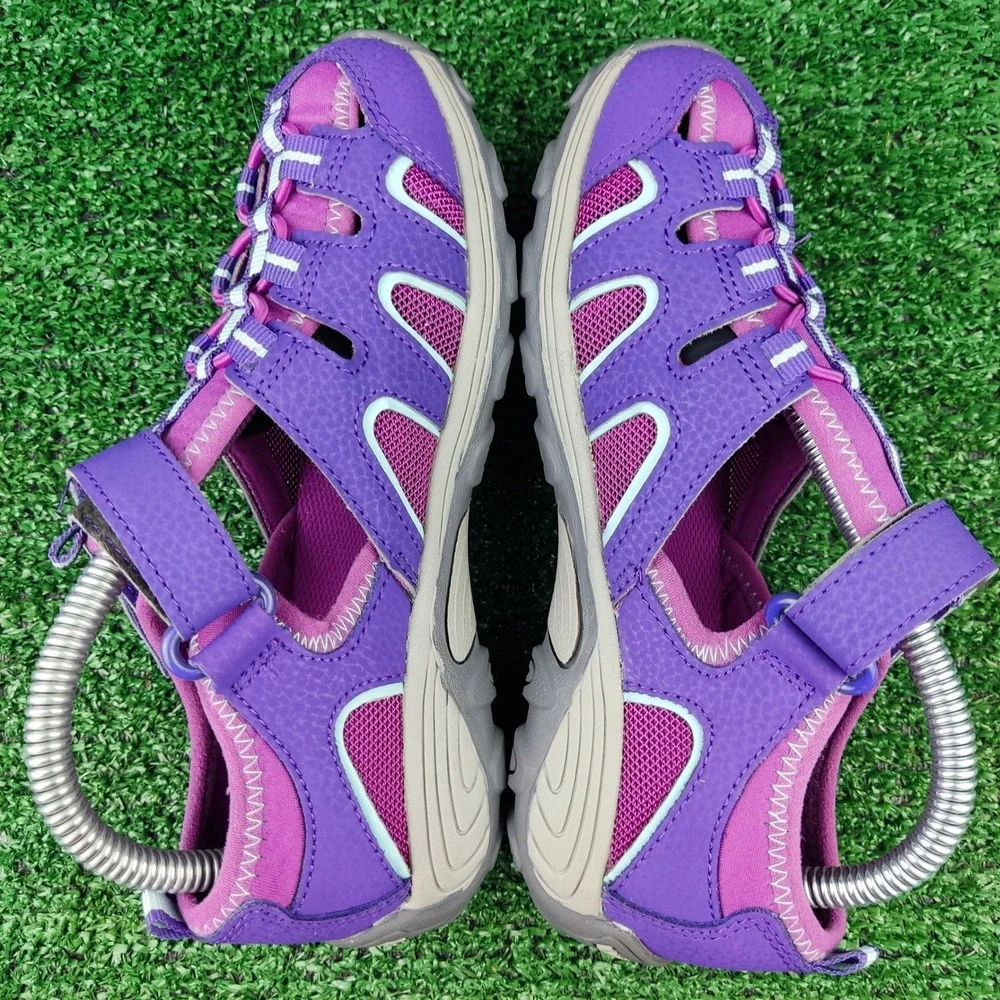 Merrell Sandals Girls 2 Purple Hydro Hiker MK165683 Water Hiking Shoes Bungee